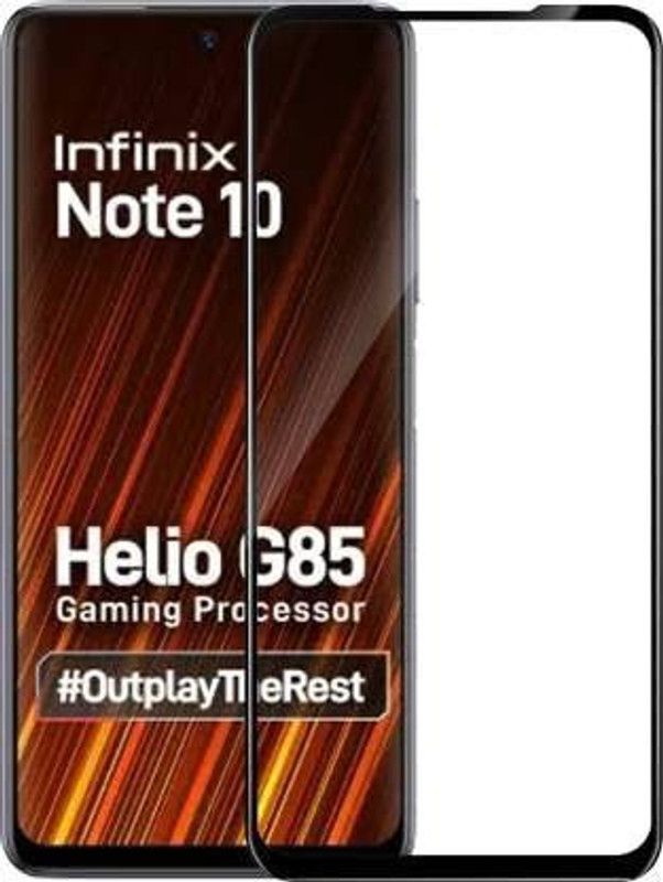 SMARTCASE Edge To Edge Tempered Glass for INFINIX NOTE 10  (Pack of 1)