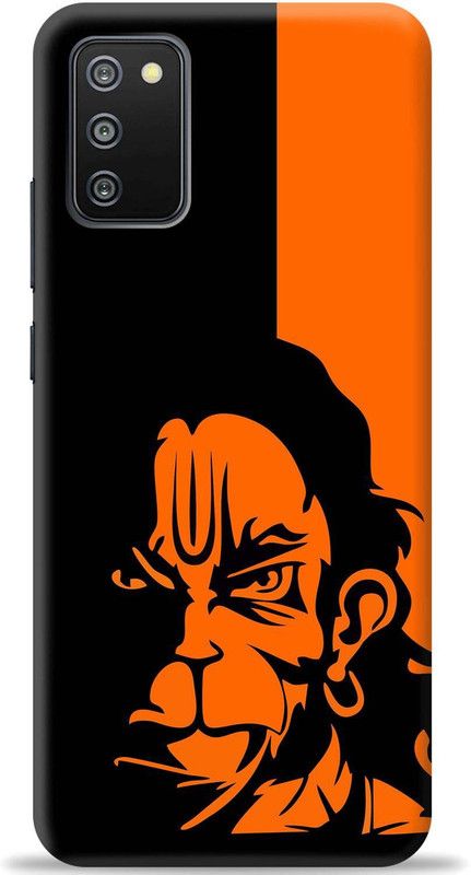 Loffar Back Cover for Samsung Galaxy A02s  (Orange, Black, Shock Proof, Pack of: 1)