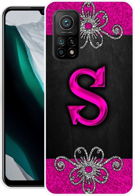 PINKZAP Back Cover for Mi 10T Pro  (Black, Pink, Grip Case, Silicon, Pack of: 1)