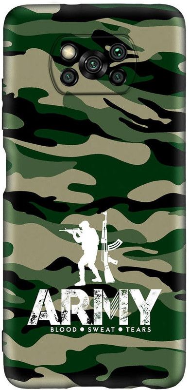 PrintWoodies Back Cover for POCO X3  (Multicolor)