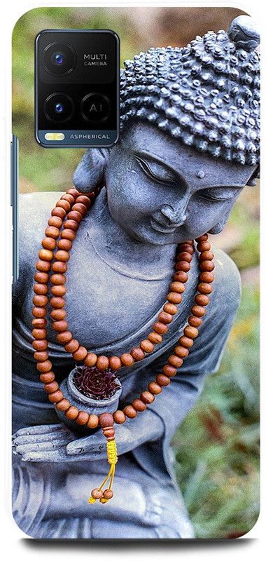 JUGGA Back Cover for Vivo Y21T, V2135, GAUTAM, BUDDHA, NAMO, BUDDHAYE  (Blue, Hard Case, Pack of: 1)
