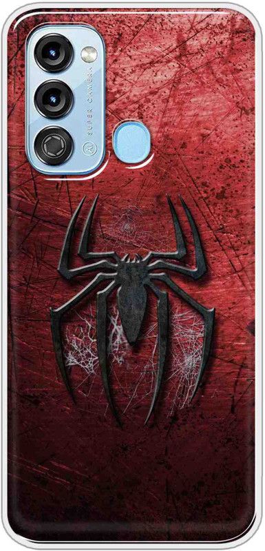 Case Club Back Cover for Itel Vision 3  (Red, Grip Case, Silicon, Pack of: 1)
