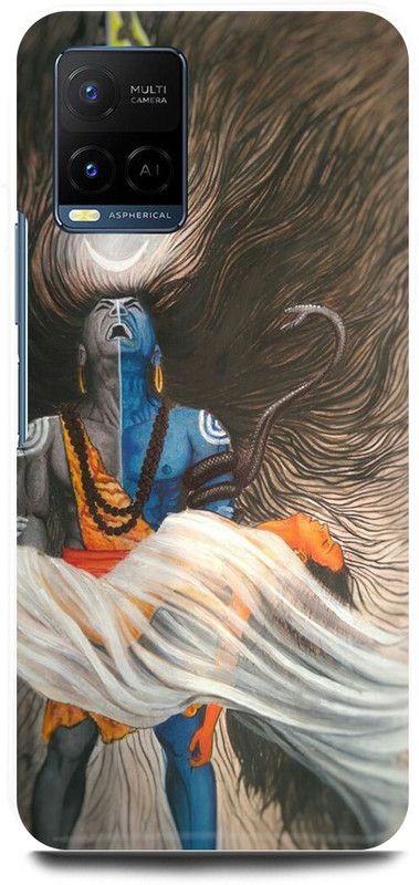 play fast Back Cover for Vivo Y33T, V2146 SHIV, SHIVJI, MAHAKAL, MAHADEV  (Multicolor, Hard Case, Pack of: 1)