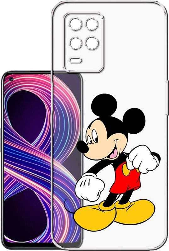HANIRY Back Cover for Realme 8 Pro / RMX3081 mobile cover | MICKY MOUSE | Design | PNG_14  (Multicolor, Flexible, Silicon, Pack of: 1)