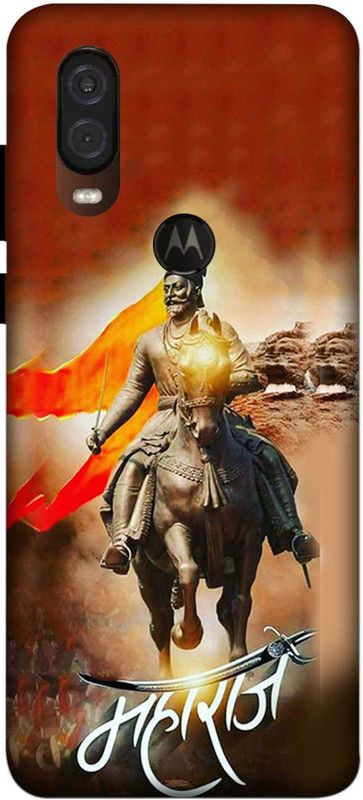NDCOM Back Cover for Motorola One Vision Shivaji Maharaj Print Printed  (Multicolor, Hard Case, Pack of: 1)