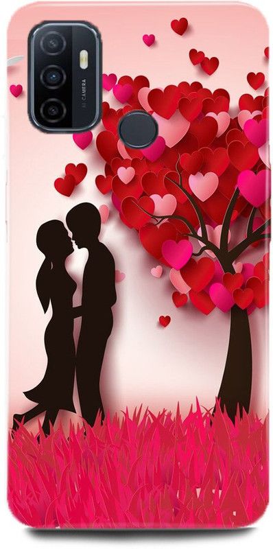 MP ARIES MOBILE COVER Back Cover for OPPO A53/CPH2127,Love, Love Couple, Quite Couple, Lovely Couple,Kiss,valentine,lovers  (Multicolor, Hard Case, Pack of: 1)