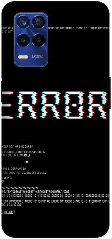 BARMANS Back Cover for Realme 8 5G Error, Caution, Error message, Error  (Multicolor, Shock Proof)