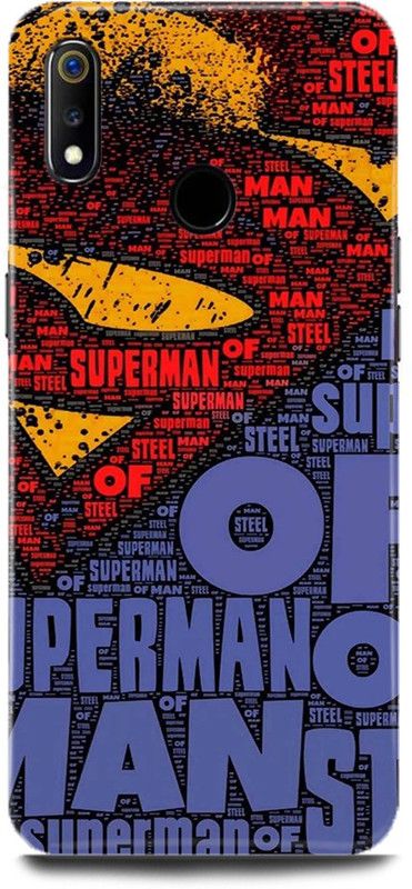 MP ARIES MOBILE COVER Back Cover for realme 3, RMX1825, Superman Superman Superman Logo Superman Sign Superhero  (Multicolor, Hard Case, Pack of: 1)