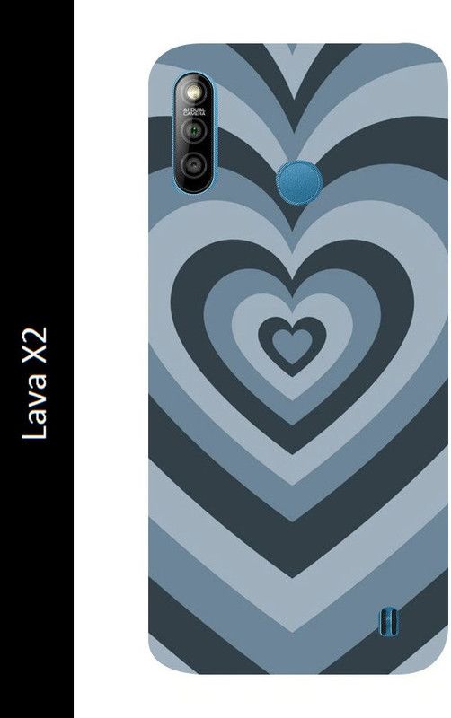 Ghumakkad Back Cover for Lava X2  (Blue, Grip Case, Silicon, Pack of: 1)