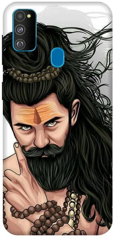 SSMORYA Back Cover for Samsung Galaxy M30s (Aghori Baba) Printed Back Cover  (Multicolor, Waterproof, Pack of: 1)