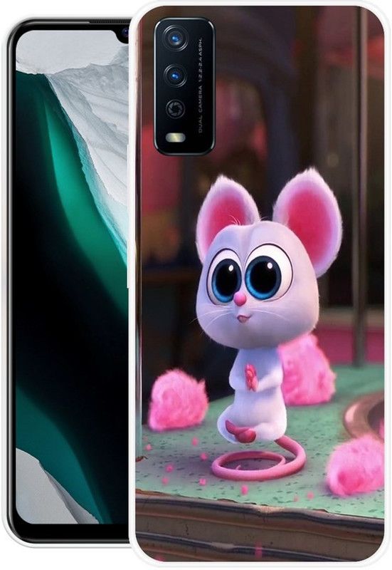 SIMAWAT Back Cover for Vivo Y12s, Vivo Y20, Vivo Y20i  (Multicolor, Grip Case, Silicon, Pack of: 1)