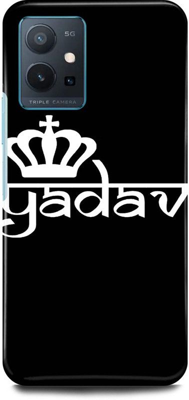 play fast Back Cover for Vivo T1 5G, V2141 YADAV, JI, KING  (Black, Hard Case, Pack of: 1)