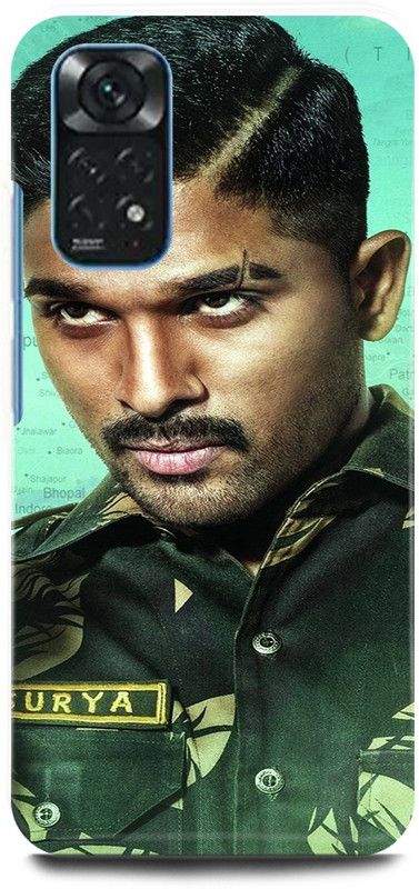 play fast Back Cover for Redmi Note 11S ALLU, ARJUN, SOUTH, ACTOR, HERO  (Green, Hard Case, Pack of: 1)