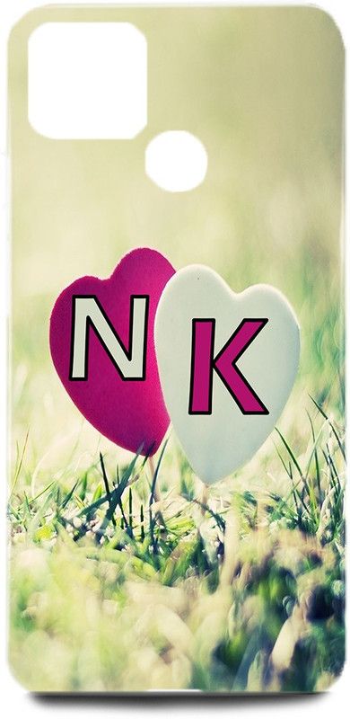 Dimora Back Cover for Redmi 9/M2006C3MII,N Loves K Name,N Name, K Letter, Alphabet,N Love K NAME  (Multicolor, Hard Case, Pack of: 1)