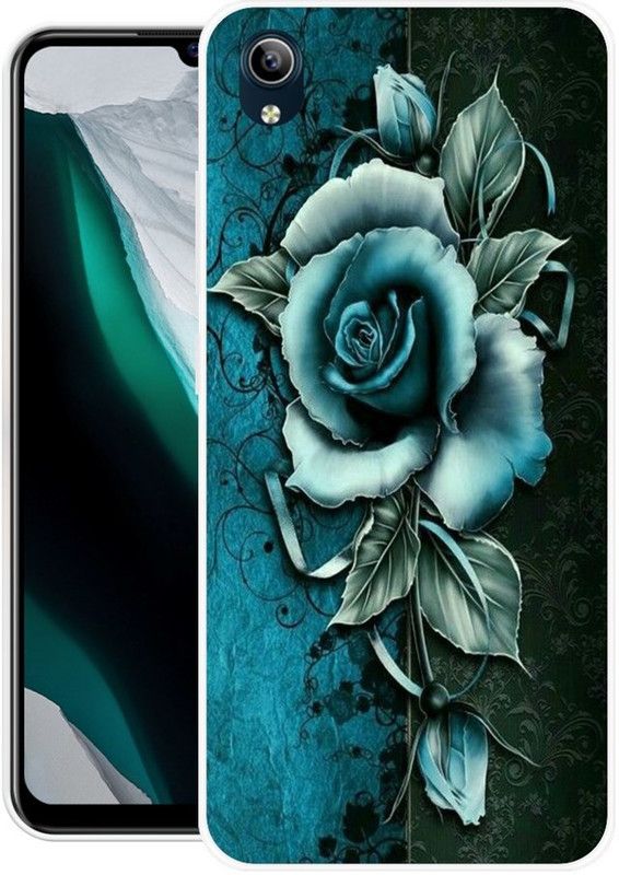 Pocketff Back Cover for vivo y91i  (Blue, Silicon)