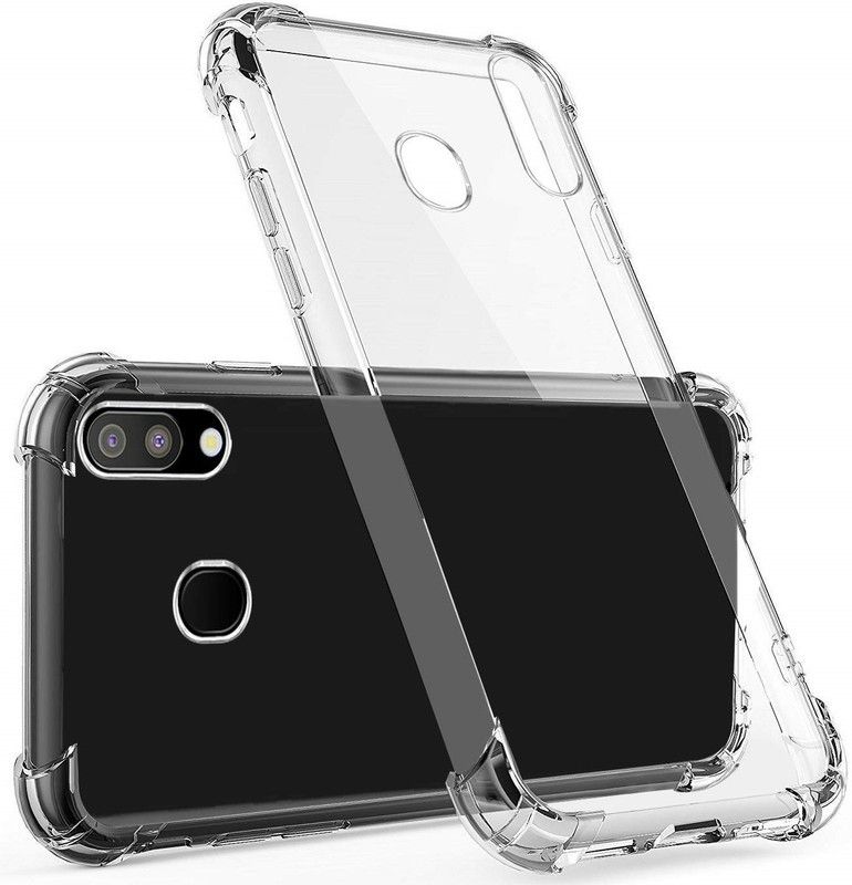 Phone Back Cover Bumper Case for Vivo V9 Youth  (Transparent, White, Grip Case, Pack of: 1)