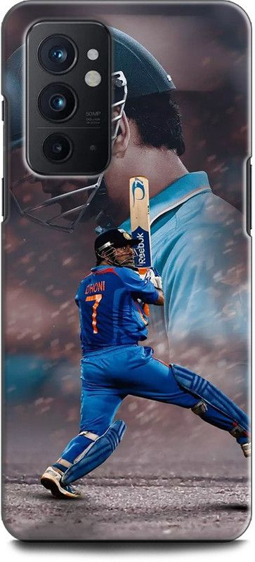 WallCraft Back Cover for OnePlus 9RT 5G MS DHONI, MAHENDRA SINGH DHONI, INDIAN JERSEY,  (Multicolor, Dual Protection, Pack of: 1)