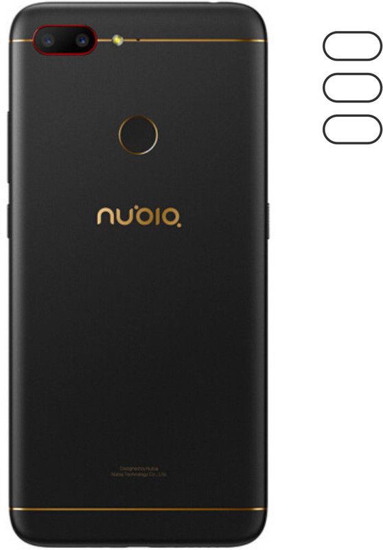 CHAMBU Back Camera Lens Glass Protector for Nubia N3  (Pack of: 3)