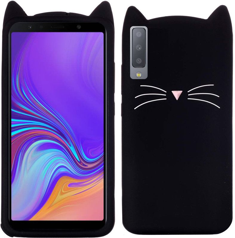 Dgeot Back Cover for Samsung Galaxy A7 (Black, 6GB RAM and 128GB Storage) with Offer  (Black, Grip Case, Pack of: 1)