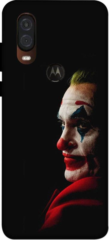 NDCOM Back Cover for Motorola One Vision Cool Joker Printed  (Multicolor, Hard Case, Pack of: 1)