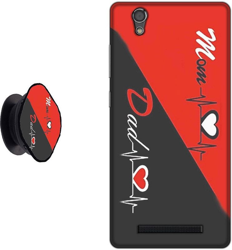 Flipkart SmartBuy Back Cover for Gionee F103  (Red, Black, Cases with Holder, Pack of: 2)