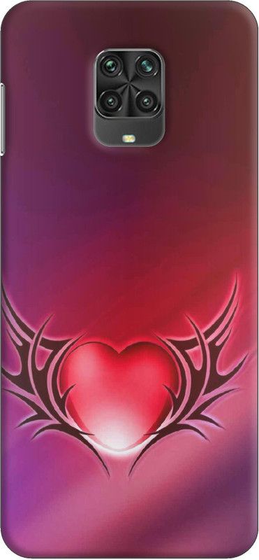 SP KING Back Cover for REDMI NOTE 9PRO  (Pink, 3D Case)