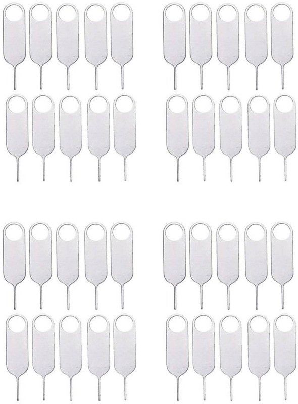 BBS PRO ( Pack of-40 pcs) SIM-Card-Tray-Open-Eject-Pin-Removal-Tool-Needle-Opener-Ejector-for-All-Phones- Sim Adapter (Steel) Sim Adapter  (steel)