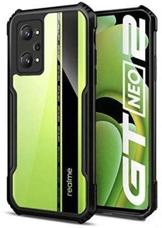 Bodoma Back Cover for Realme GT Neo 3  (Black, Shock Proof, Silicon, Pack of: 1)