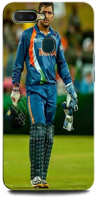 ORBIQE Back Cover for OPPO A12 CPH2083 MS DHONI 7, MAHENDRA SINGH DHONI, DHONI, CRICKET, JERSEY  (Multicolor, Hard Case)