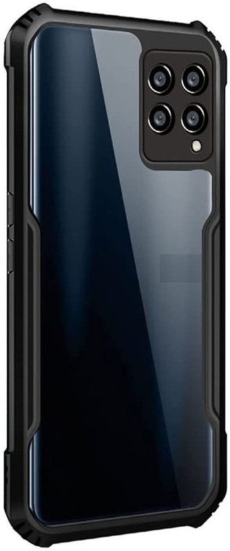PHONE BACK COVER Bumper Case for Samsung Galaxy M53 5G  (Black, Transparent, Grip Case, Pack of: 1)