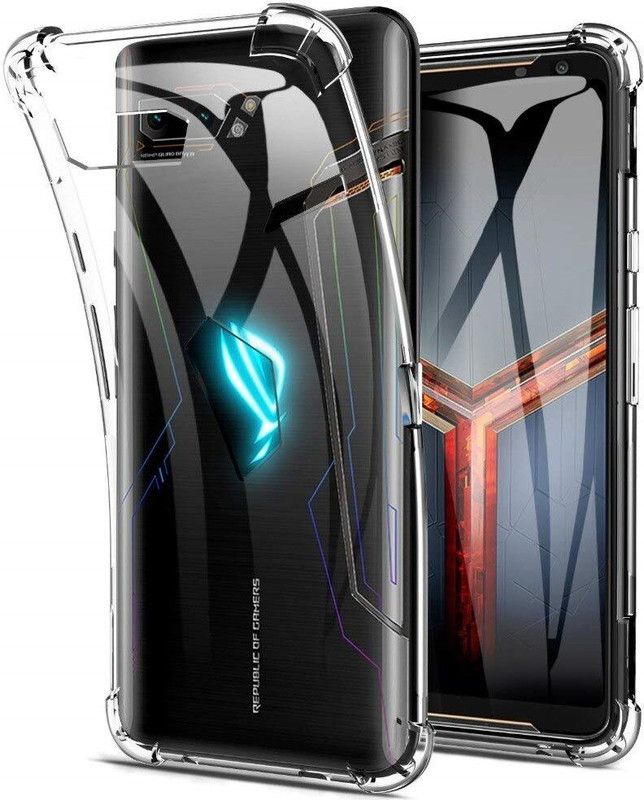 BRENZZ Back Cover for Asus ROG Phone 3  (Transparent, Shock Proof, Silicon, Pack of: 1)
