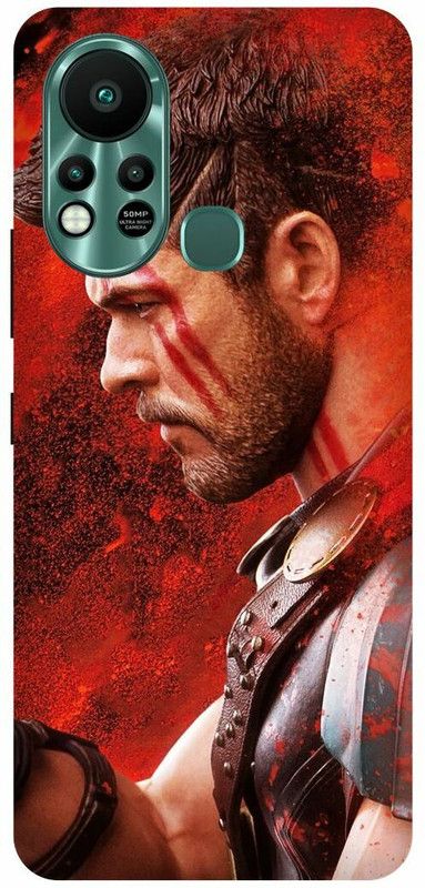 JUGGA Back Cover for Infinix Hot 11S, X6812, THOR, AVENGER, AVENGERS  (Red, Hard Case, Pack of: 1)