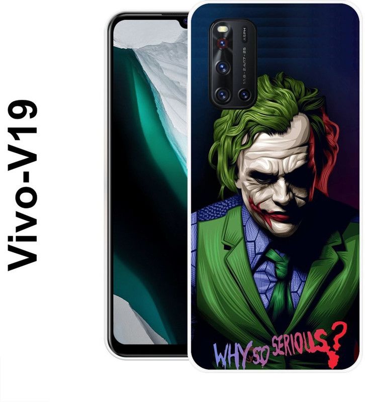 SHIVKUDI Back Cover for Vivo V19  (Multicolor, Grip Case, Silicon)