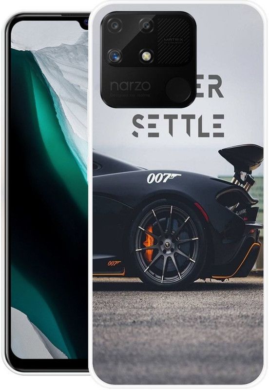 vaidik Back Cover for Realme Narzo 50A  (Multicolor, Dual Protection, Silicon, Pack of: 1)