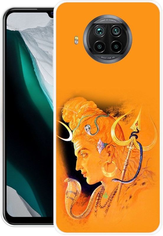 BLUEBUG Back Cover for Mi 10i  (Yellow, Grip Case, Silicon, Pack of: 1)