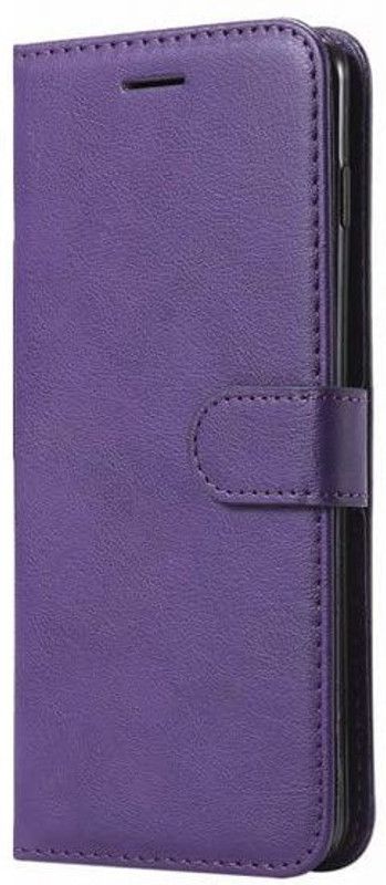 TELETEL Flip Cover for Vivo Y91  (Purple, Shock Proof, Pack of: 1)
