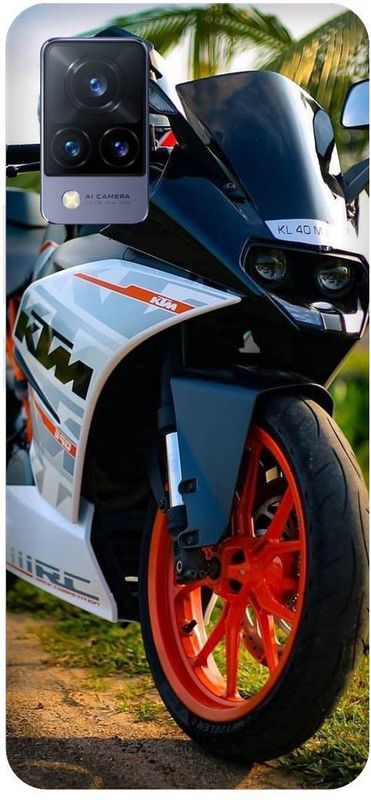 Zaplab Back Cover for ViVO V21 5G, V2050 KTM Super Bike Lover Printed Back Cover  (Multicolor, Hard Case, Pack of: 1)