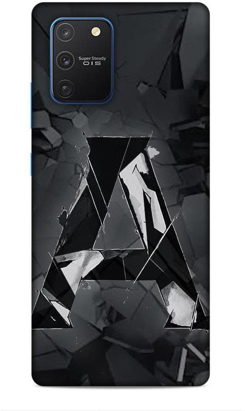 MAPPLE Back Cover for Samsung Galaxy S10 Lite (A / Letter / Alphabet / Name)  (Multicolor, Hard Case, Pack of: 1)