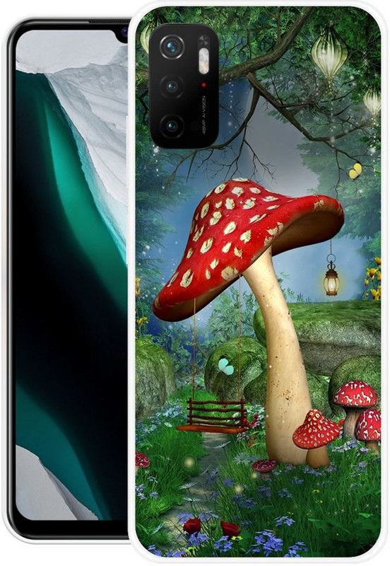 JATLAND Back Cover for Poco M3 Pro 5G, Mi Redmi Note 10T 5G  (Multicolor, Silicon)