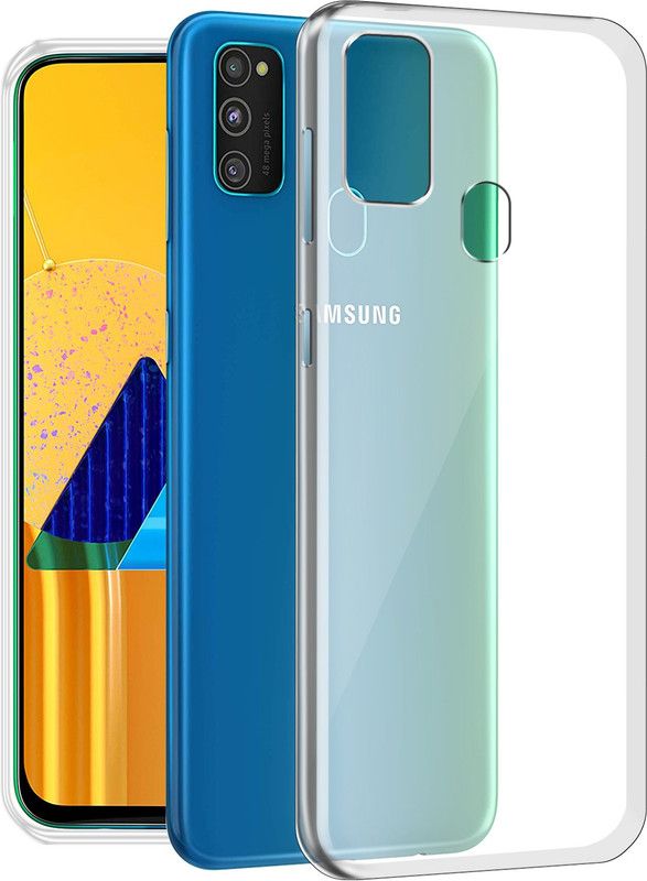 Fashionury Back Cover for Samsung Galaxy M21, Samsung Galaxy M30s  (Transparent, Grip Case, Silicon, Pack of: 1)
