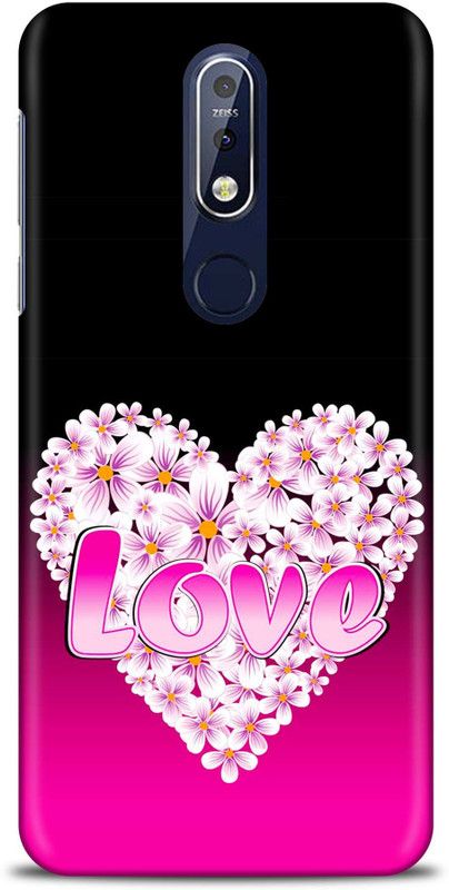 Sankee Back Cover for Nokia 7.1  (Pink, Hard Case)