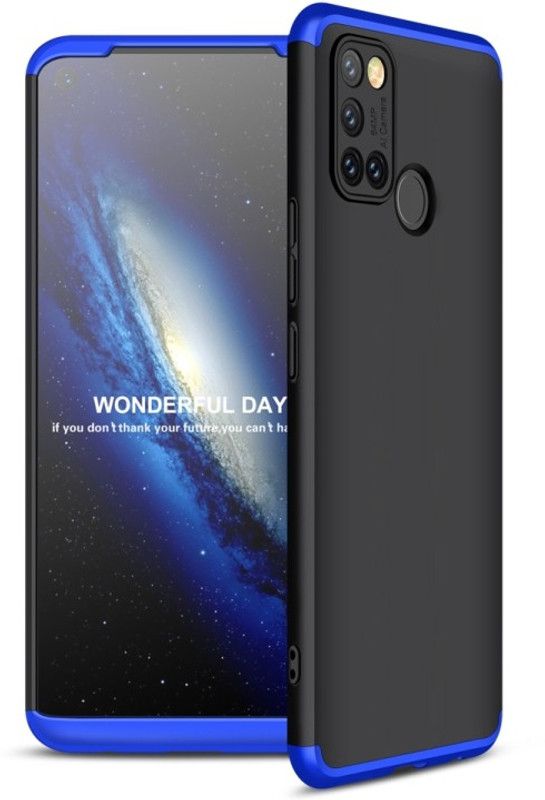 Cermarise Front & Back Case for Realme 7i  (Blue, Dual Protection, Pack of: 1)
