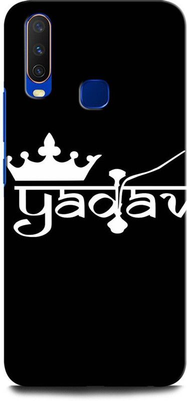 GRAFIQE Back Cover for Vivo Y15 1901 YADAV, KING, BLACK  (Multicolor, Shock Proof, Pack of: 1)