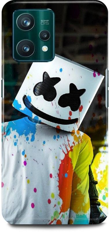 FIKORA Back Cover for Realme 9 Pro Plus 5G, MARSHMELLO, DJ, EDM, MUSIC, LOVE  (Multicolor, Hard Case, Pack of: 1)