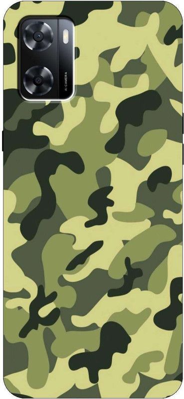 iprinto Back Cover for Oppo A57 2022, CPH2387 Army Back Cover  (Multicolor, Hard Case, Pack of: 1)