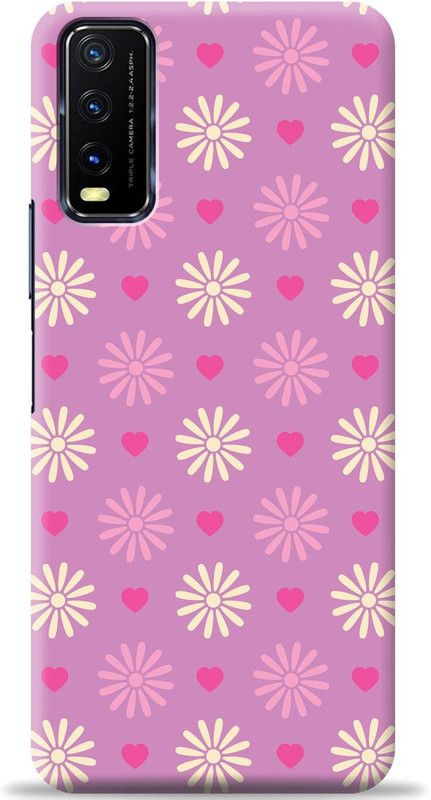 Crafter Back Cover for vivo Y20i  (Purple, Shock Proof, Pack of: 1)