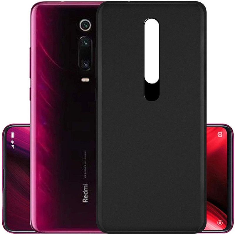 Outlier Back Cover for Mi K20, Mi K20 Pro  (Black, Silicon)