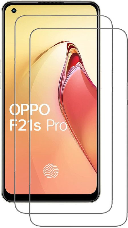 NSTAR Tempered Glass Guard for Oppo F21s Pro  (Pack of 2)