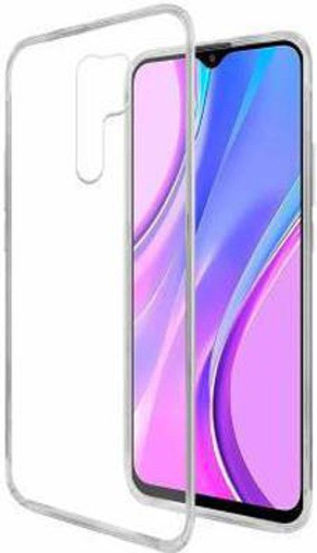 PrintCorner Back Cover for Mi Redmi 9 Prime  (Transparent, Grip Case, Silicon, Pack of: 1)
