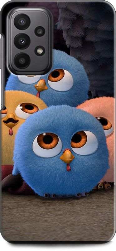 INDICRAFT Back Cover for SAMSUNG Galaxy A33 5G FREE BIRDS, FUNNY BIRDS, CARTOON, ANGRY BIRDS  (Multicolor, Shock Proof, Pack of: 1)